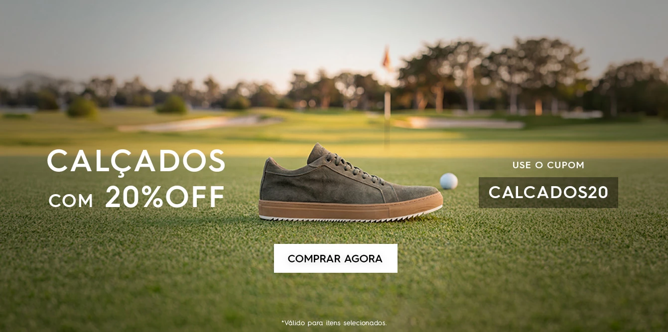 Calçados com 20% OFF