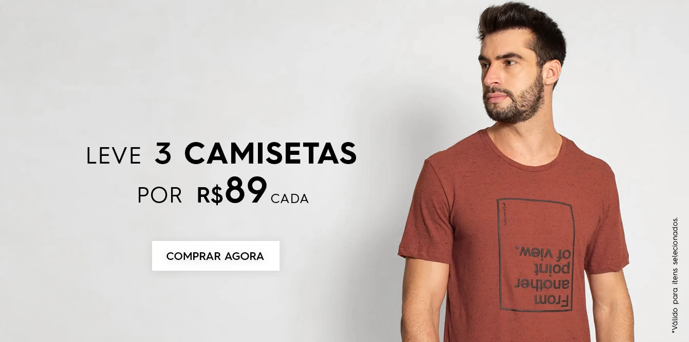 Leve 3 Camisetas